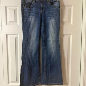 Justice Blue Bootcut Jeans Classic Style
